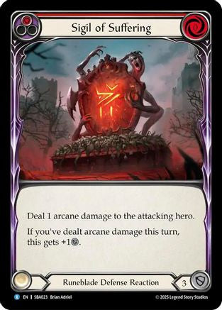 Sigil of Suffering (Red) (SBA023) - Silver Age