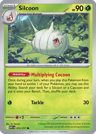 Silcoon (12) Reverse Holofoil - Ascended Heroes