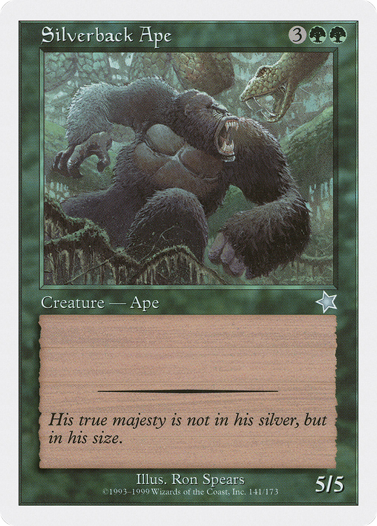 Silverback Ape (141) - Starter 1999