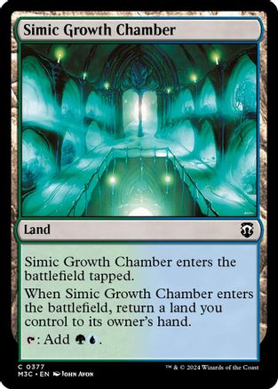 Simic Growth Chamber (377) Ripple Foil - Commander: Modern Horizons 3