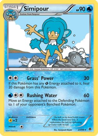 Simipour (23) Reverse Holofoil - Emerging Powers