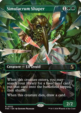 Simulacrum Shaper (Borderless Shattered Mirror) (332) - Reality Fracture