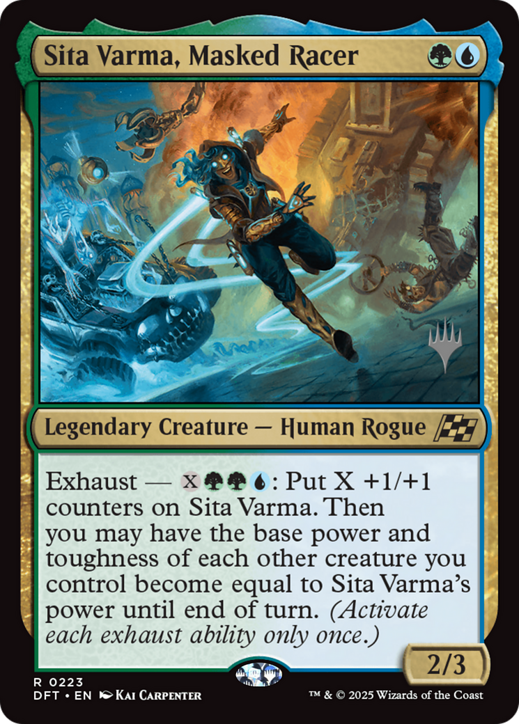 Sita Varma, Masked Racer (Promo Pack) (223) Foil - Aetherdrift