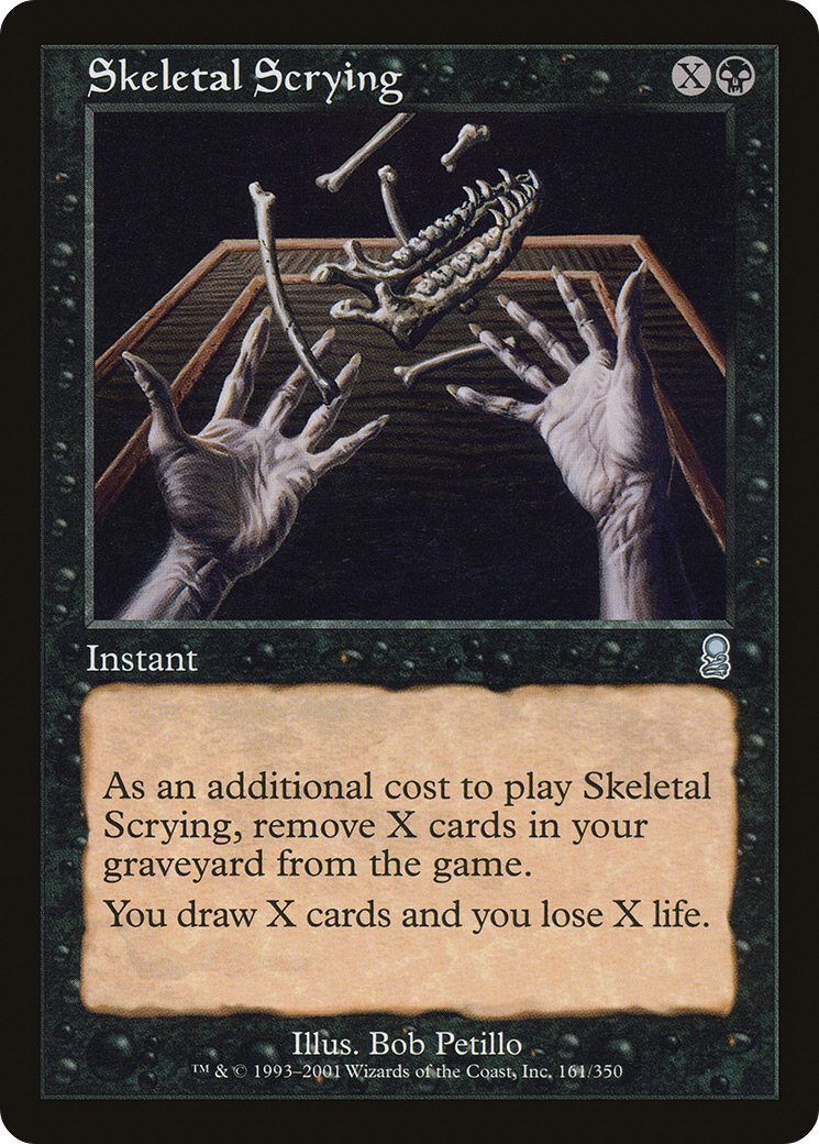 Skeletal Scrying (161) Foil - Odyssey