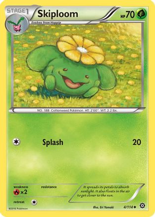 Skiploom (4) Reverse Holofoil - Steam Siege