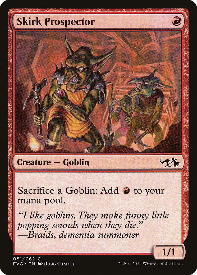 Skirk Prospector (051) - Duel Decks Anthology: Elves vs. Goblins