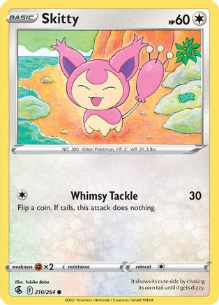 Skitty (210) Reverse Holofoil - Fusion Strike