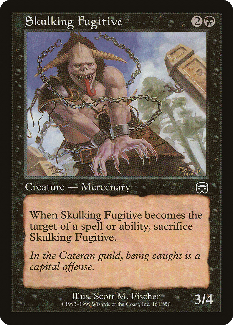 Skulking Fugitive (161) Foil - Mercadian Masques