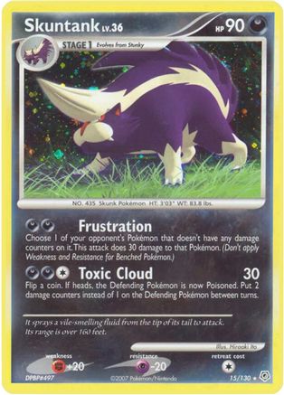 Skuntank (15) Reverse Holofoil - Diamond & Pearl