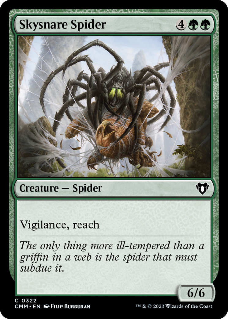 Skysnare Spider (322) - Commander Masters