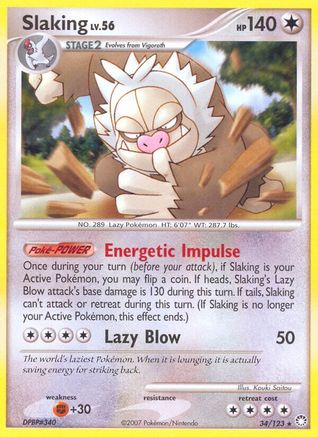 Slaking (34) Reverse Holofoil - Mysterious Treasures