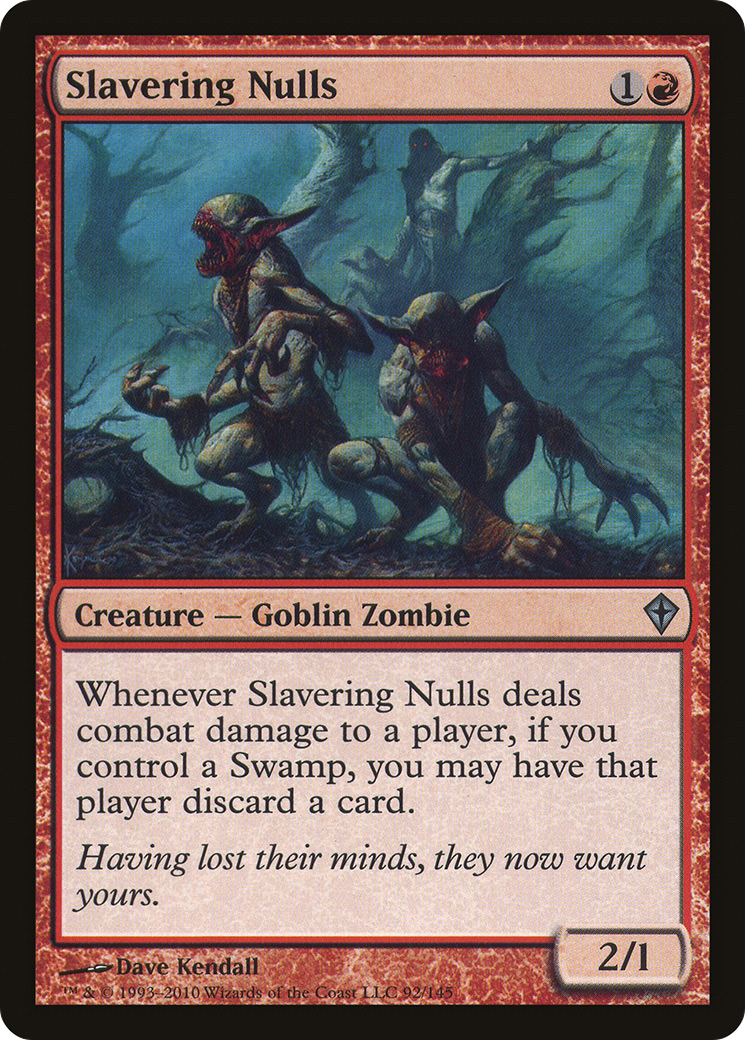 Slavering Nulls (092) Foil - Worldwake