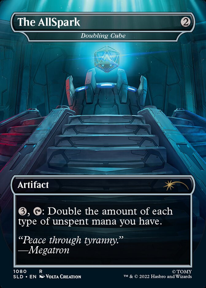 The AllSpark – Doubling Cube (1080) Foil - Secret Lair Drop