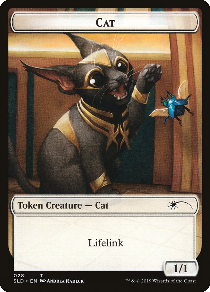 Cat Token (028) - Secret Lair Drop Tokens
