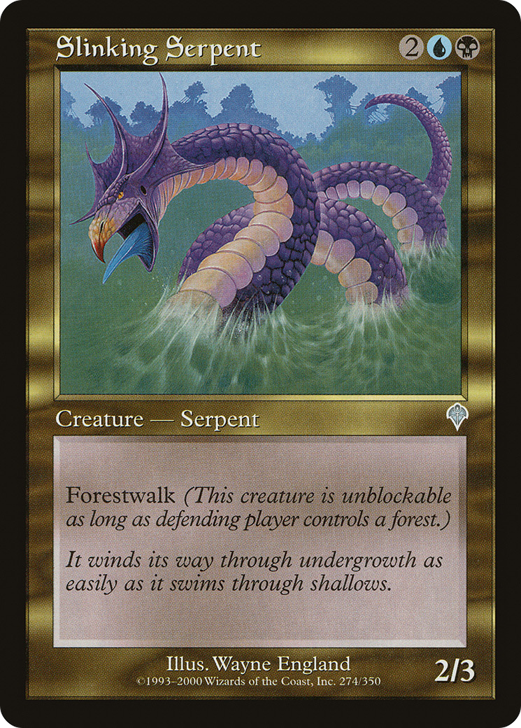 Slinking Serpent (274) Foil - Invasion