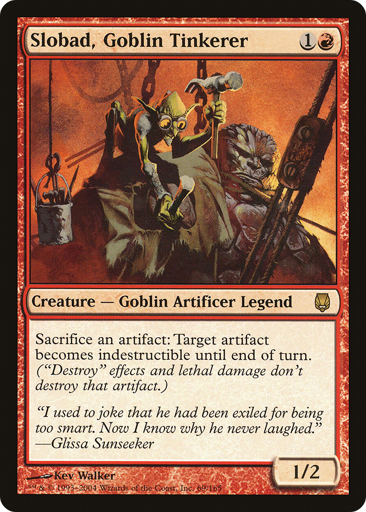 Slobad, Goblin Tinkerer (069) - Darksteel