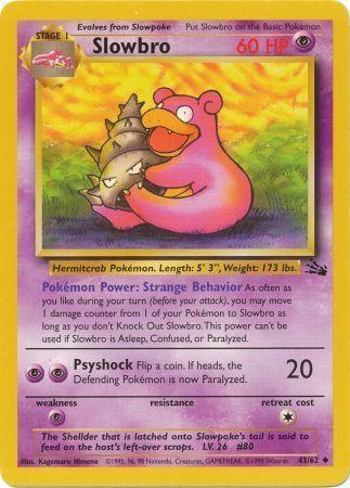 Slowbro (43) (Unlimited) - Fossil