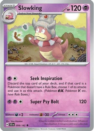 Slowking (58) Reverse Holofoil - Stellar Crown