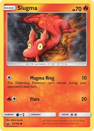 Slugma (23) Reverse Holofoil - Celestial Storm