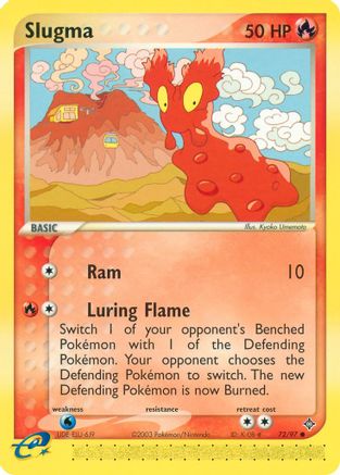 Slugma (72) Reverse Holofoil - Dragon