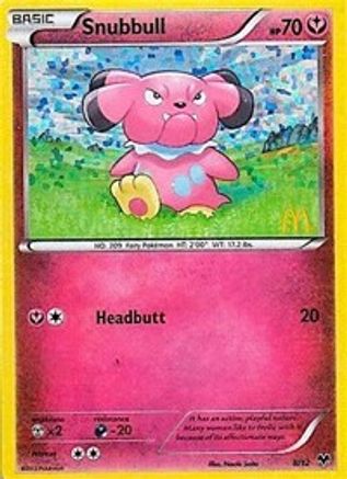 Snubbull (8) Holofoil - McDonalds Promos 2014