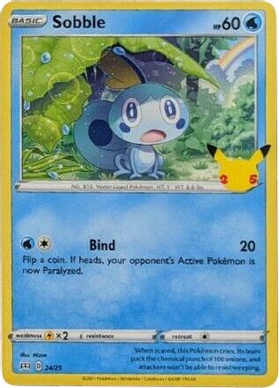 Sobble (24) Holofoil - McDonalds 25th Anniversary Promos