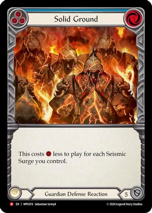 Solid Ground (MPG019) Rainbow Foil - Mastery Pack Guardian