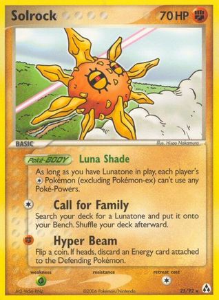 Solrock (25) Reverse Holofoil - Legend Maker
