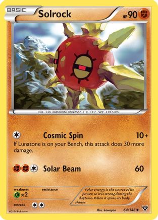 Solrock (64) - XY Base Set