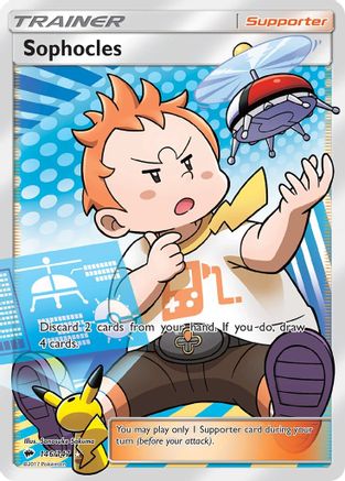 Sophocles (Full Art) (146) Holofoil - Burning Shadows