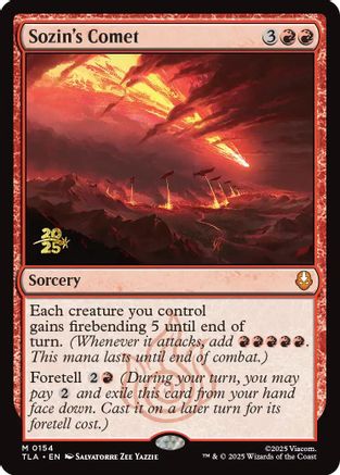 Sozin's Comet (Prerelease) (154) Foil - Avatar: The Last Airbender