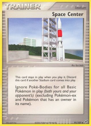 Space Center (91) Reverse Holofoil - Deoxys
