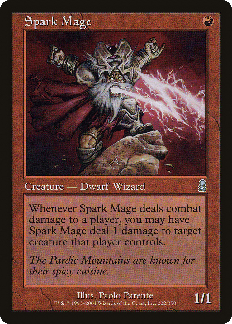 Spark Mage (222) Foil - Odyssey