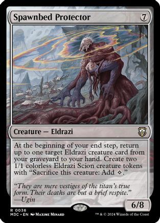 Spawnbed Protector (036) Ripple Foil - Commander: Modern Horizons 3