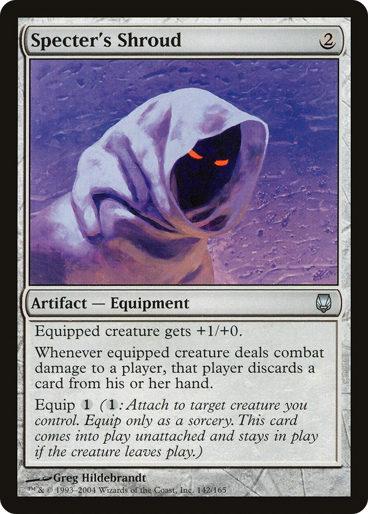 Specter's Shroud (142) Foil - Darksteel