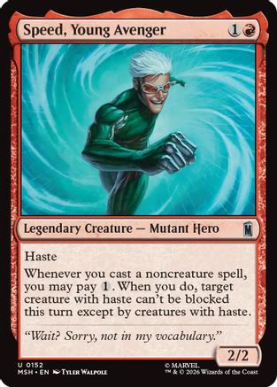 Speed, Young Avenger (152) Foil - Marvel Super Heroes