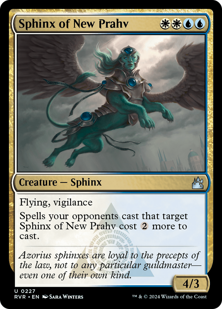 Sphinx of New Prahv (227) Foil - Ravnica Remastered