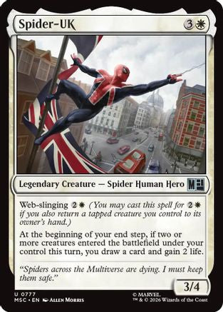 Spider-UK (777) - Commander: Marvel Super Heroes