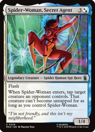 Spider-Woman, Secret Agent (229) Foil - Marvel Super Heroes
