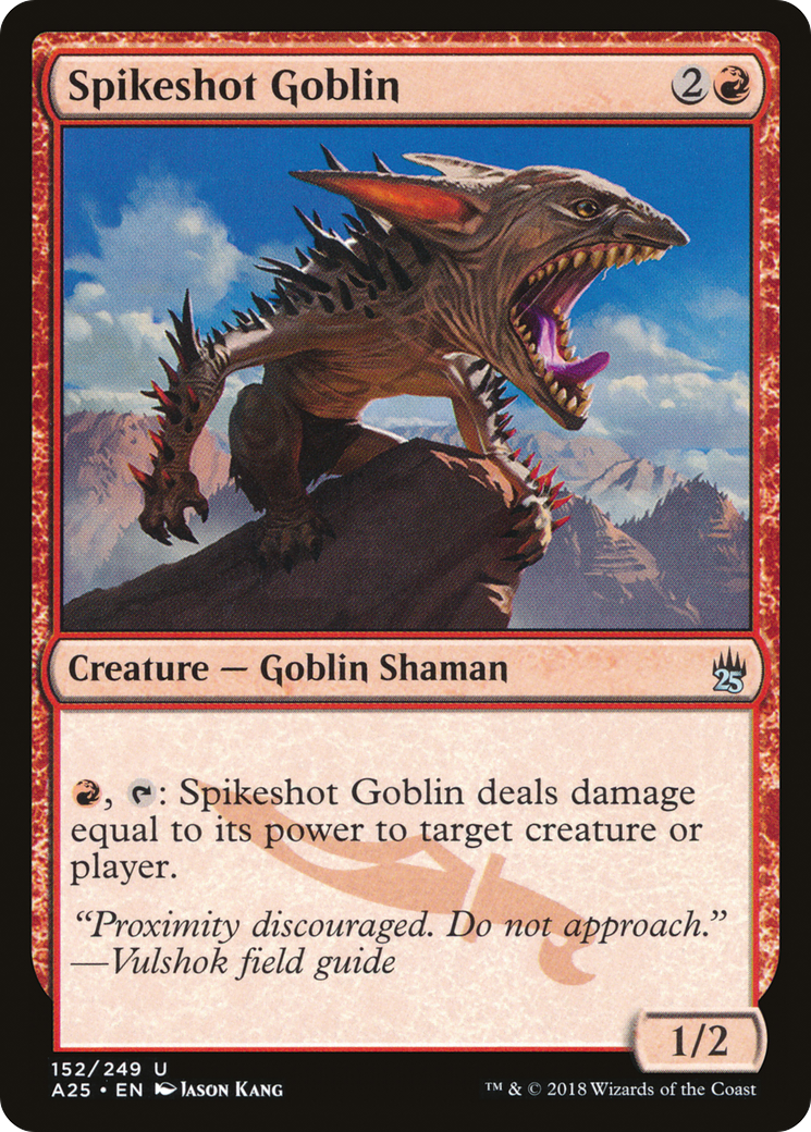 Spikeshot Goblin (152) Foil - Masters 25