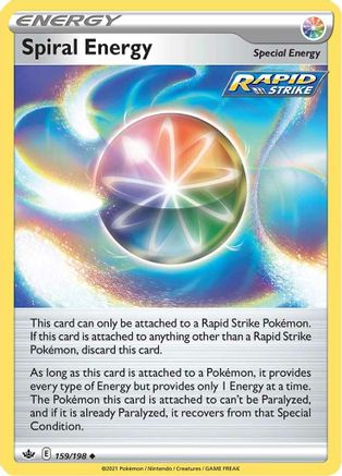 Spiral Energy (159) Reverse Holofoil - Chilling Reign