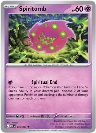 Spiritomb (35) Holofoil - Pitch Black