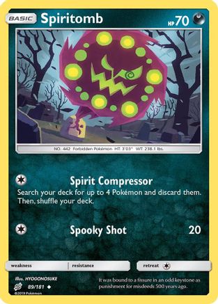 Spiritomb (89) Reverse Holofoil - Team Up