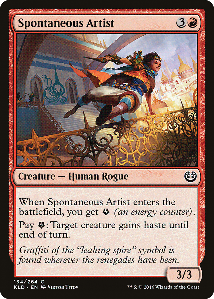Spontaneous Artist (134) Foil - Kaladesh