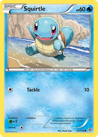 Squirtle (24) Reverse Holofoil - Plasma Storm
