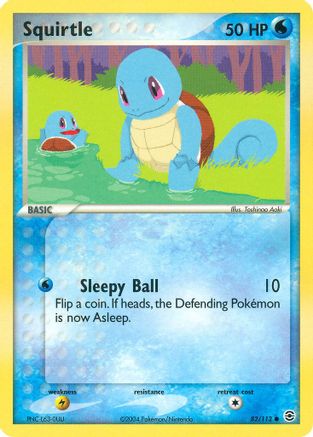 Squirtle (82) Reverse Holofoil - FireRed & LeafGreen