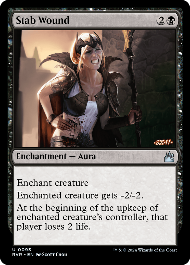 Stab Wound (093) Foil - Ravnica Remastered