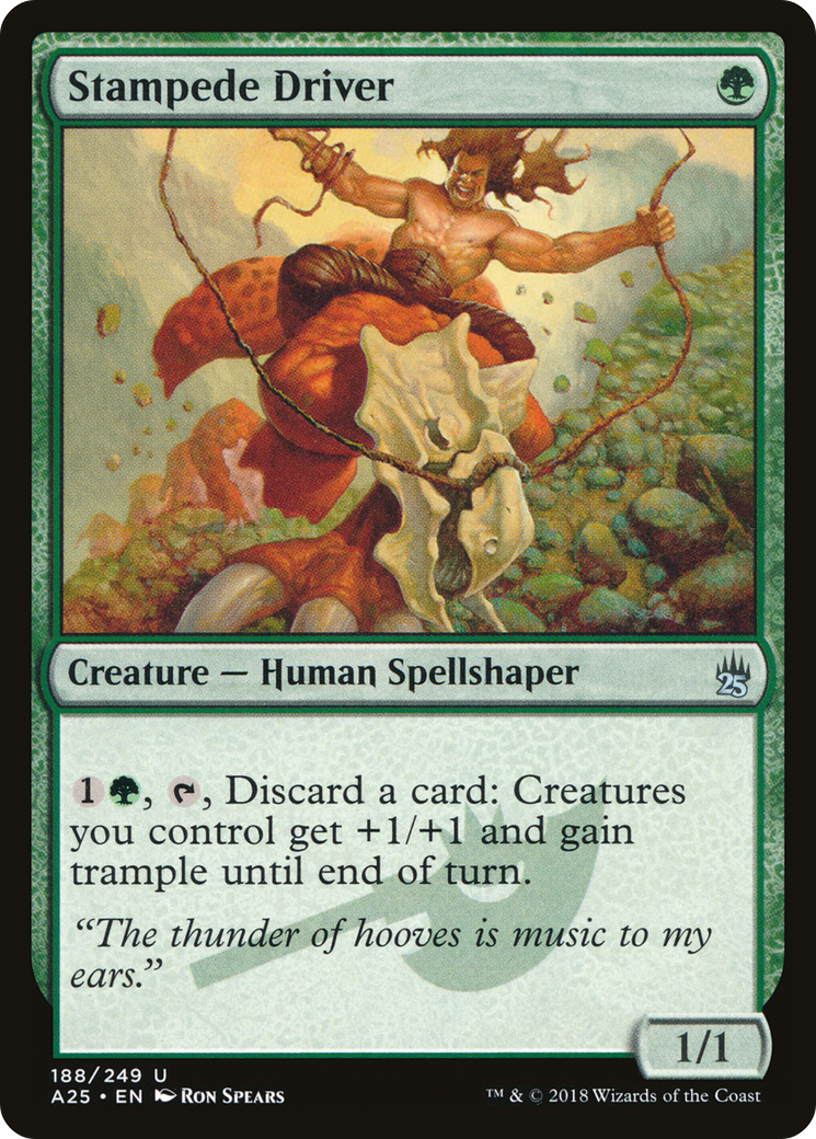 Stampede Driver (188) Foil - Masters 25