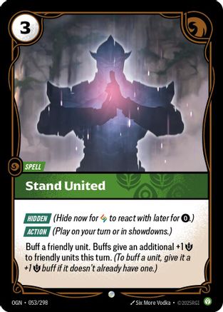 Stand United (053) - Origins