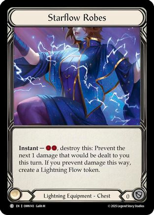 Starflow Robes (OMN143) Cold Foil - Omens of the Third Age